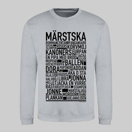 Märstska Dialekt Text Sweatshirt