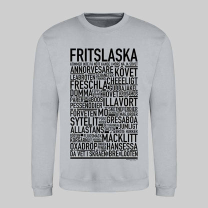Fritslaska Dialekt Text Sweatshirt