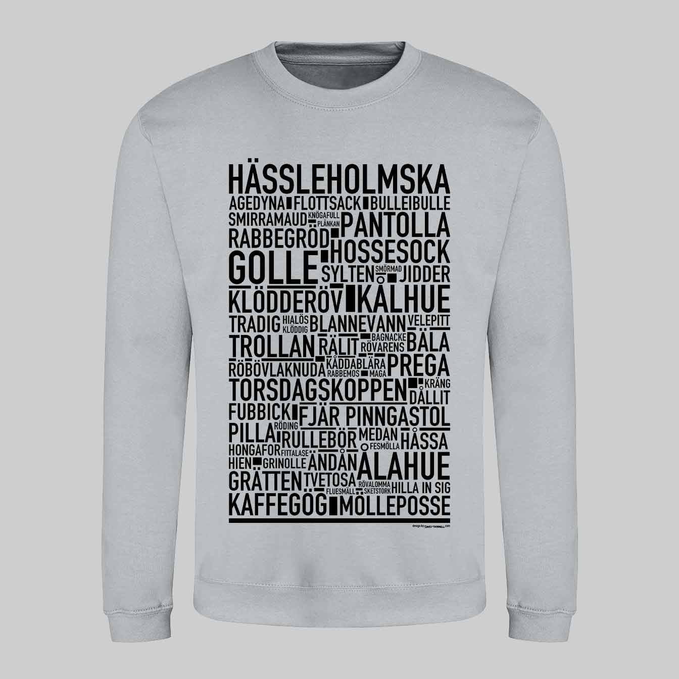Hässleholmska Dialekt Text Sweatshirt