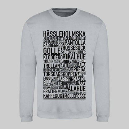 Hässleholmska Dialekt Text Sweatshirt