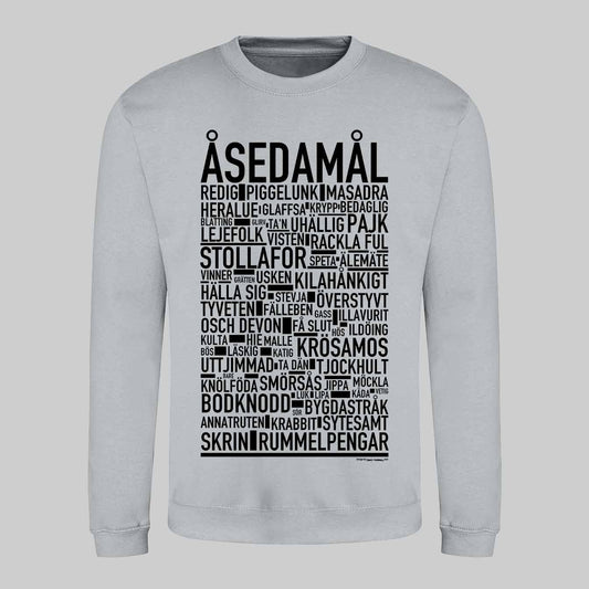 Åsedamål Dialekt Text Sweatshirt