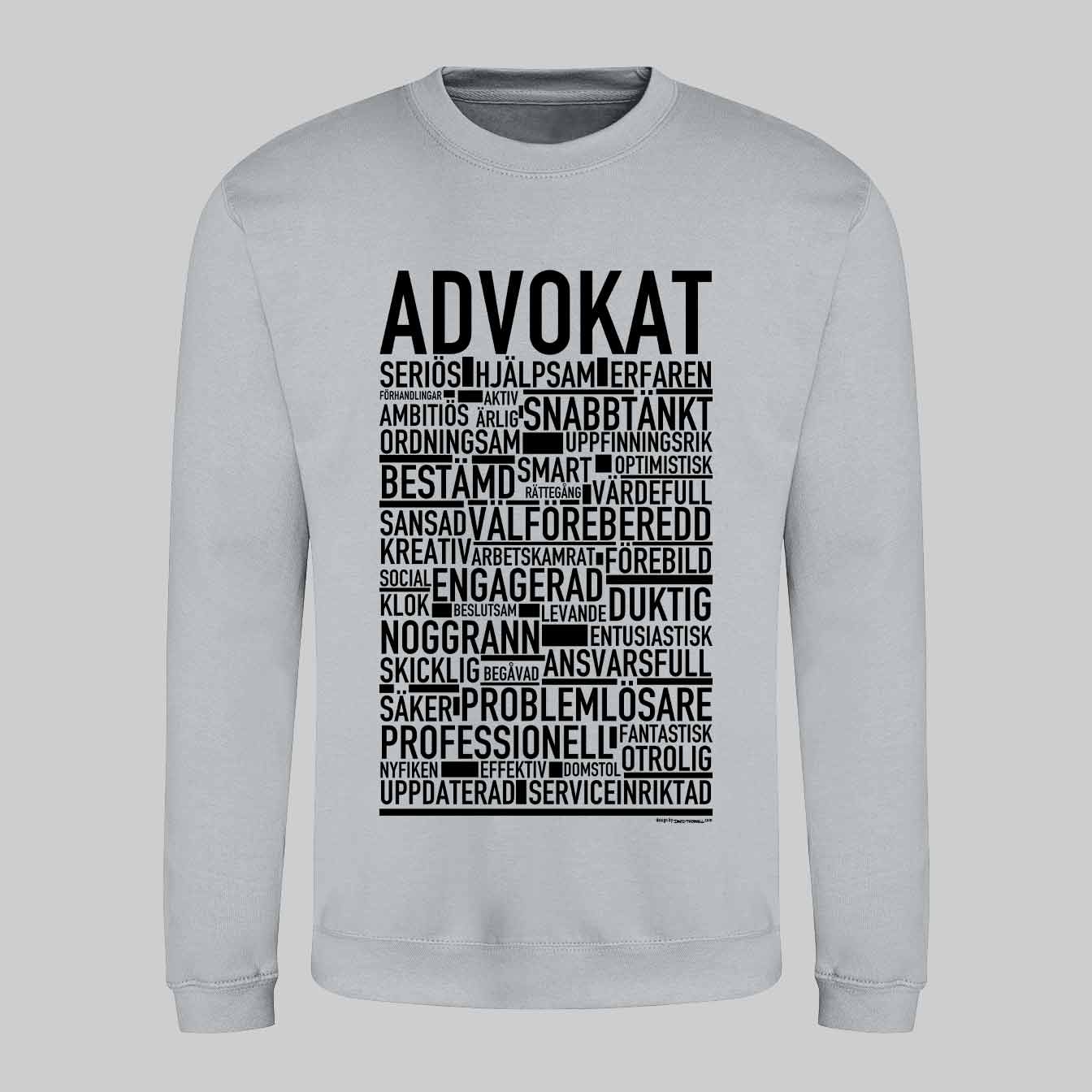 Advokat Text Sweatshirt