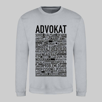 Advokat Text Sweatshirt