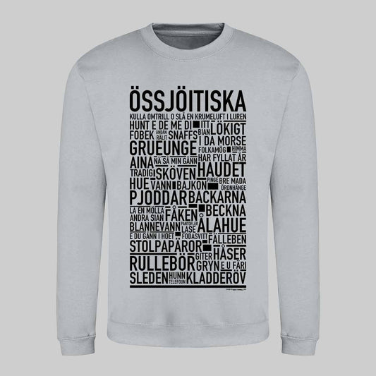 Össjöitiska Dialekt Text Sweatshirt
