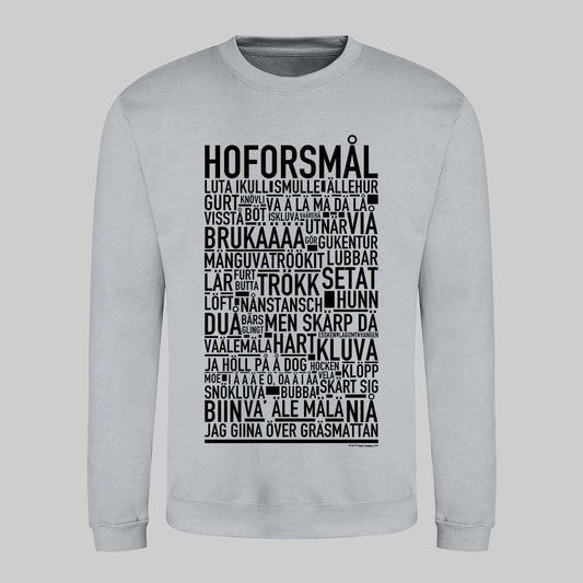 Hoforsmål Dialekt Text Sweatshirt