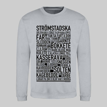 Strömstadska Dialekt Text Sweatshirt
