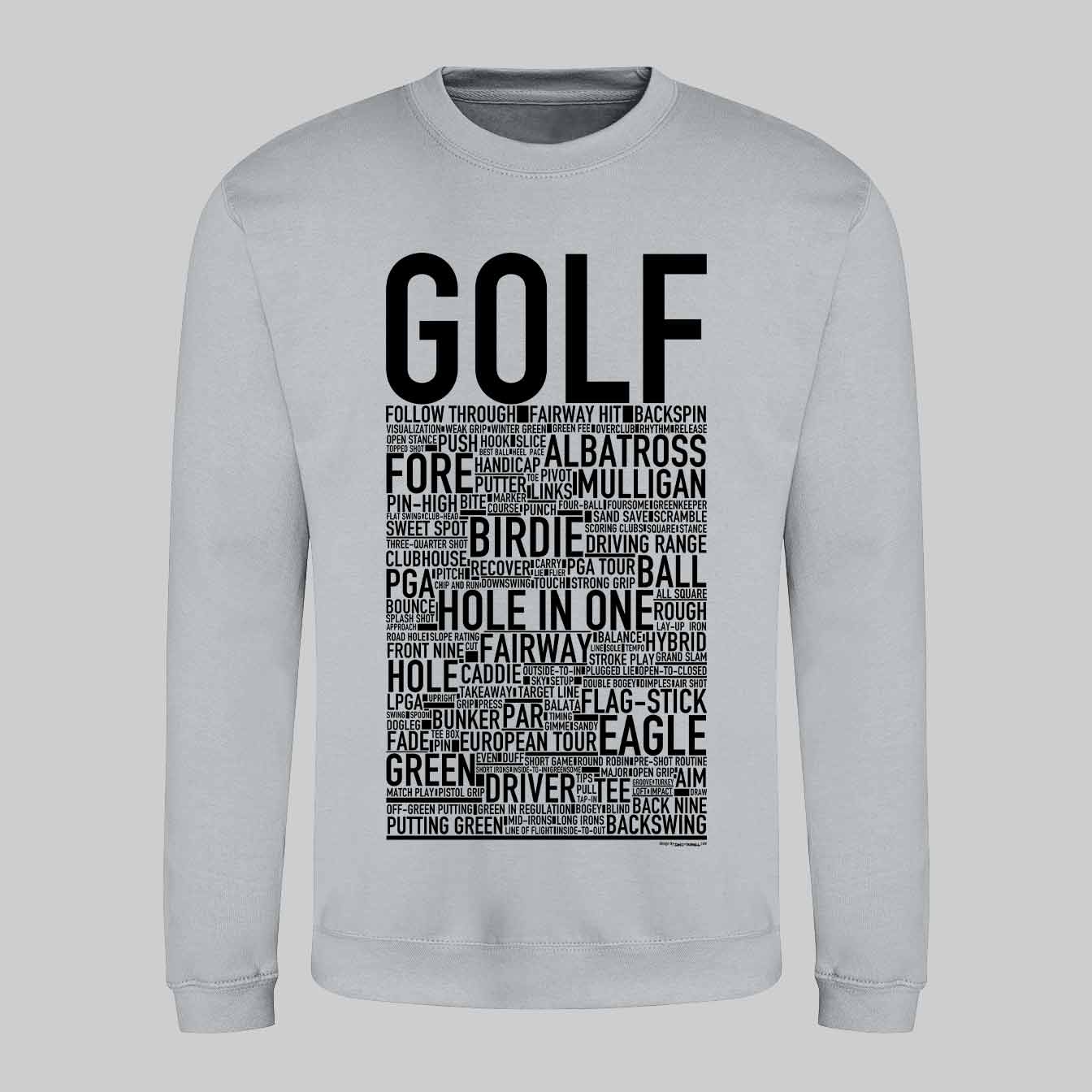 Golf Text Sweatshirt