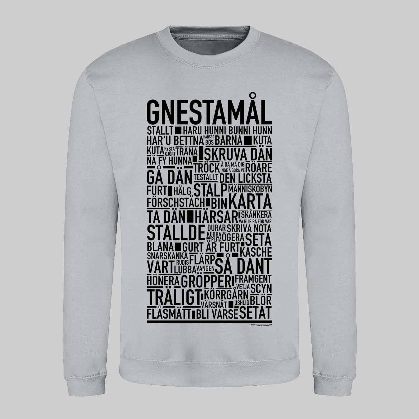 Gnestamål Dialekt Text Sweatshirt