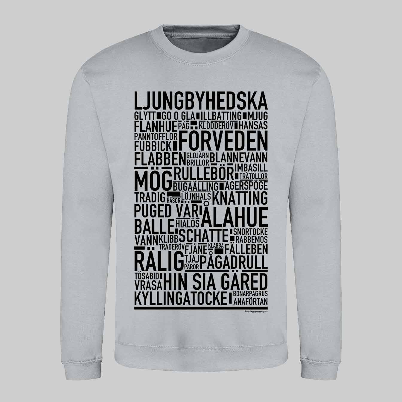 Ljungbyhedska Dialekt Text Sweatshirt