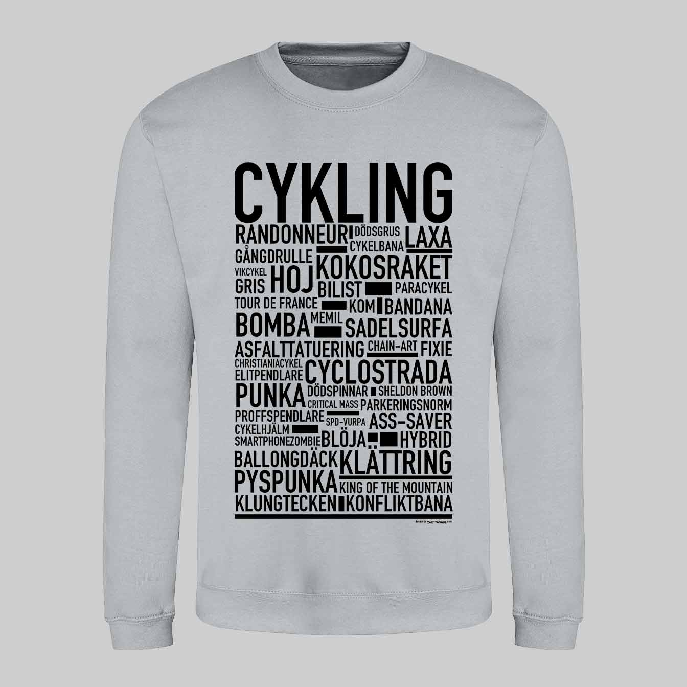 Cykling Text Sweatshirt
