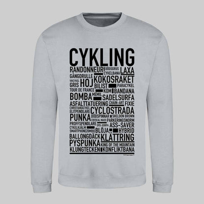 Cykling Text Sweatshirt