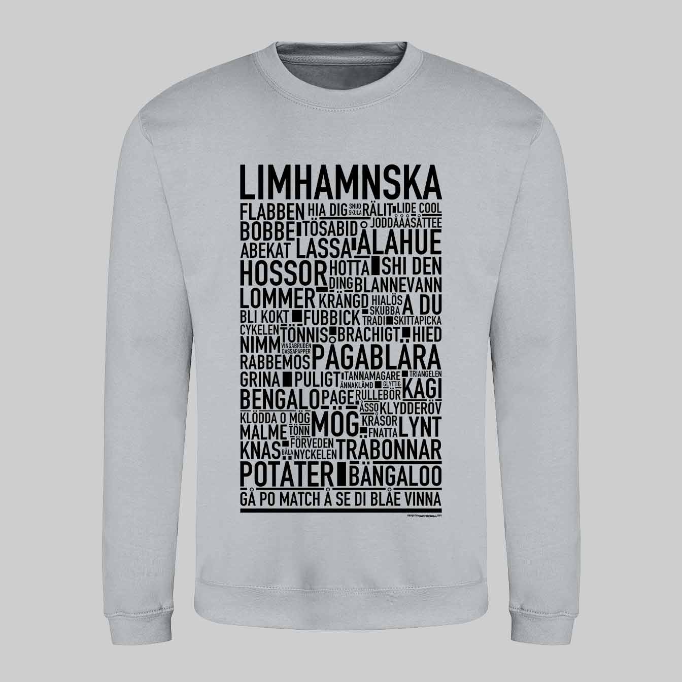 Limhamnska Dialekt Text Sweatshirt