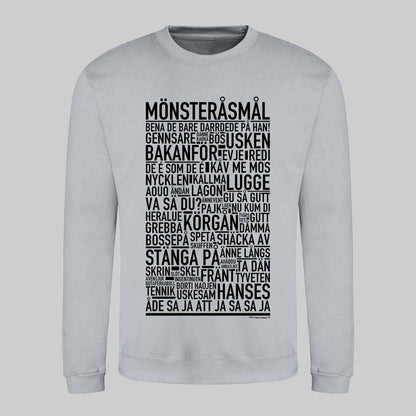 Mönsteråsmål Dialekt Text Sweatshirt