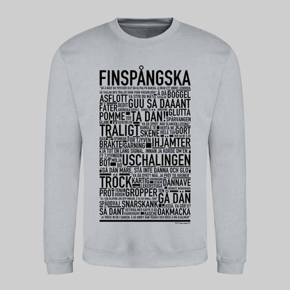 Finspångska Dialekt Text Sweatshirt
