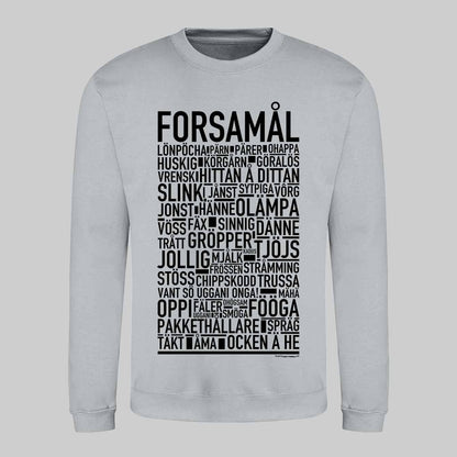 Forsamål Dialekt Text Sweatshirt