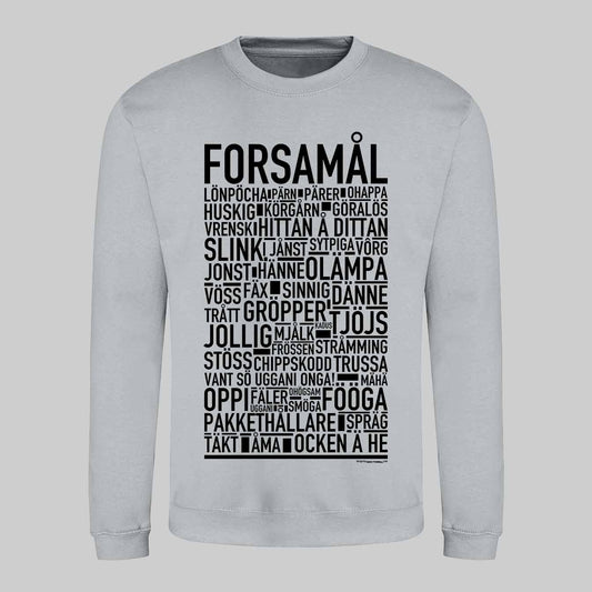 Forsamål Dialekt Text Sweatshirt