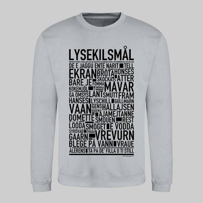 Lysekilsmål Dialekt Text Sweatshirt
