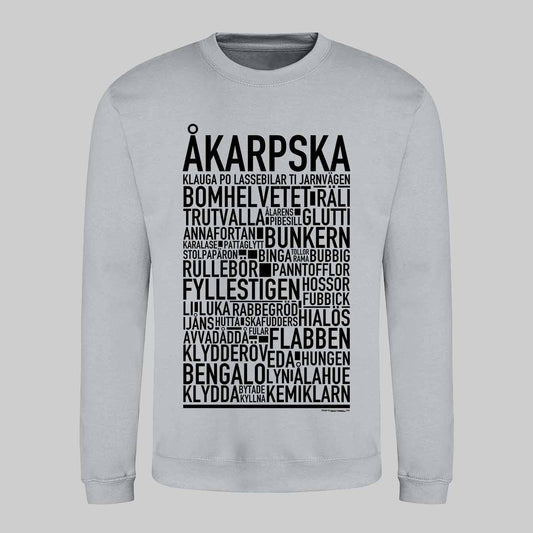 Åkarpska Dialekt Text Sweatshirt