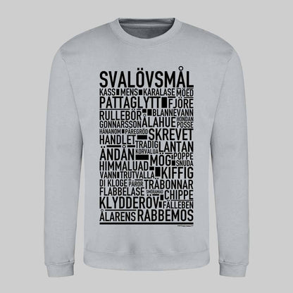 Svalövsmål Dialekt Text Sweatshirt
