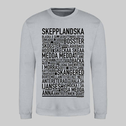 Skepplandska Dialekt Text Sweatshirt