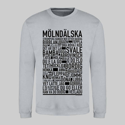 Mölndälska Dialekt Text Sweatshirt