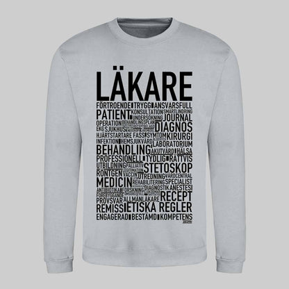 Läkare 2025 Text Sweatshirt