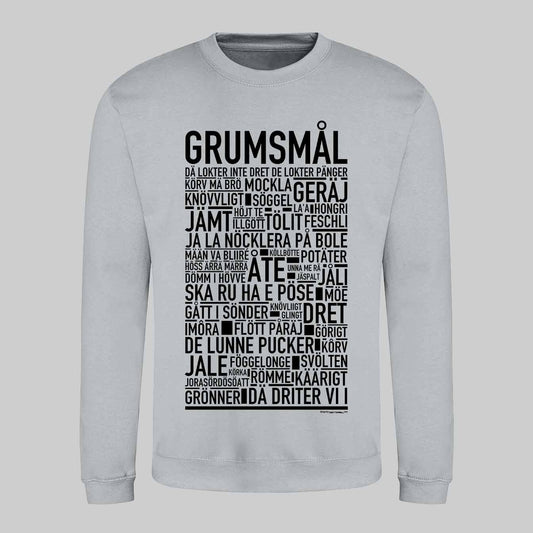Grumsmål Dialekt Text Sweatshirt