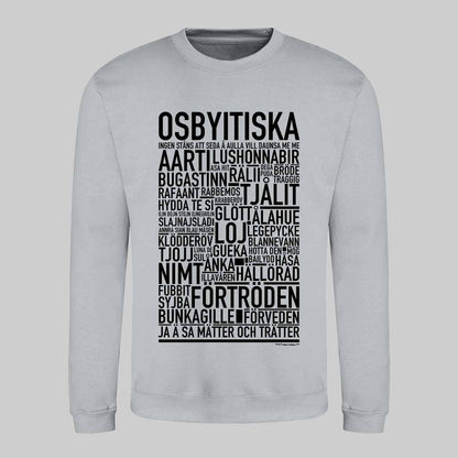 Osbyitiska Dialekt Text Sweatshirt