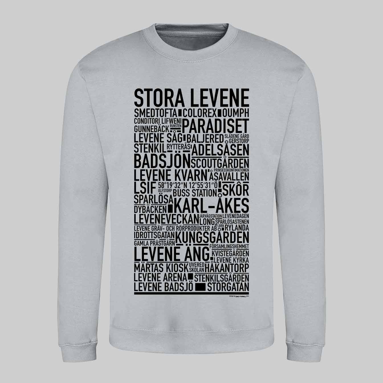 Stora Levene Text Sweatshirt