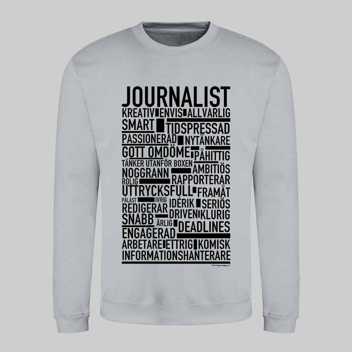 Journalist Text Sweatshirt