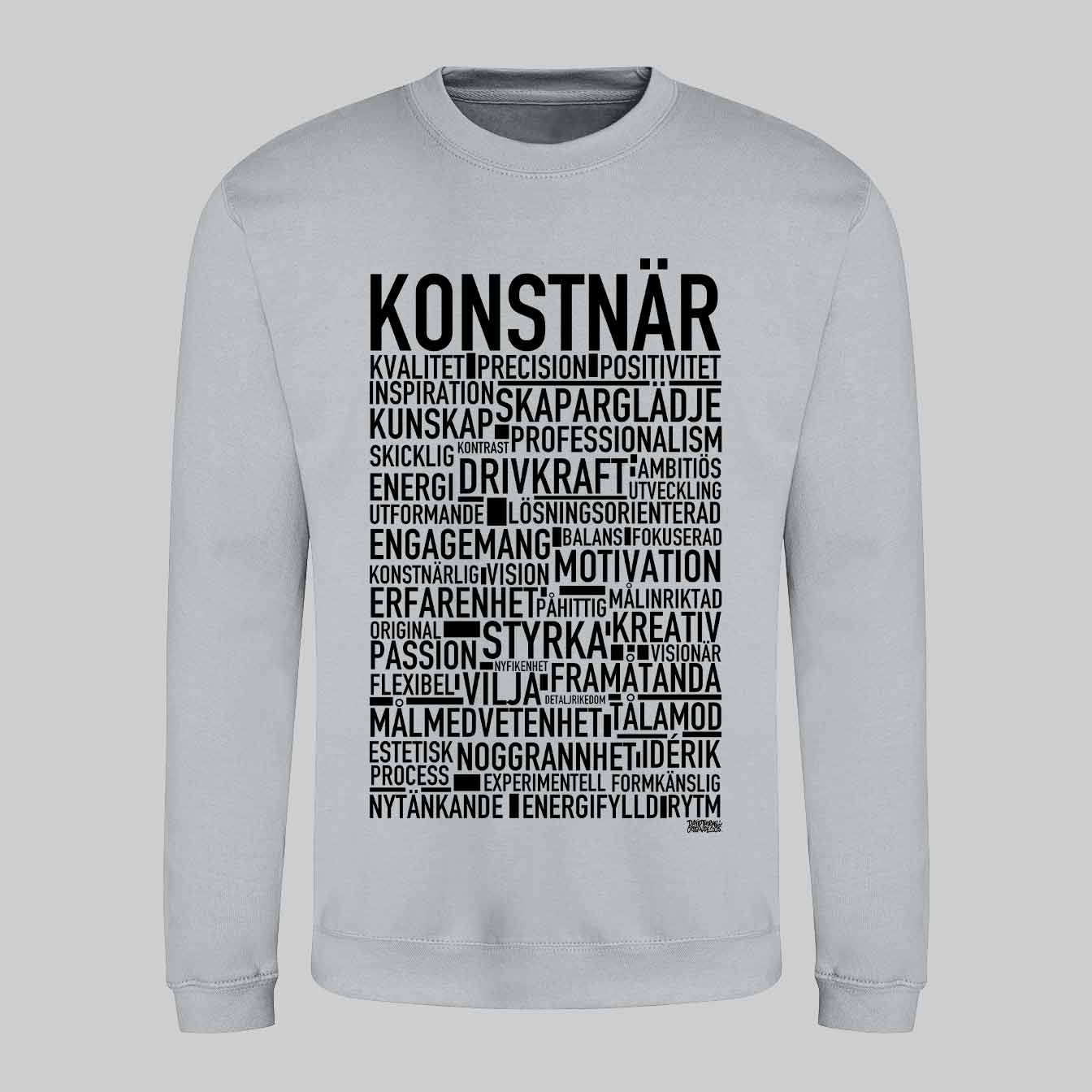 Konstnär Text Sweatshirt