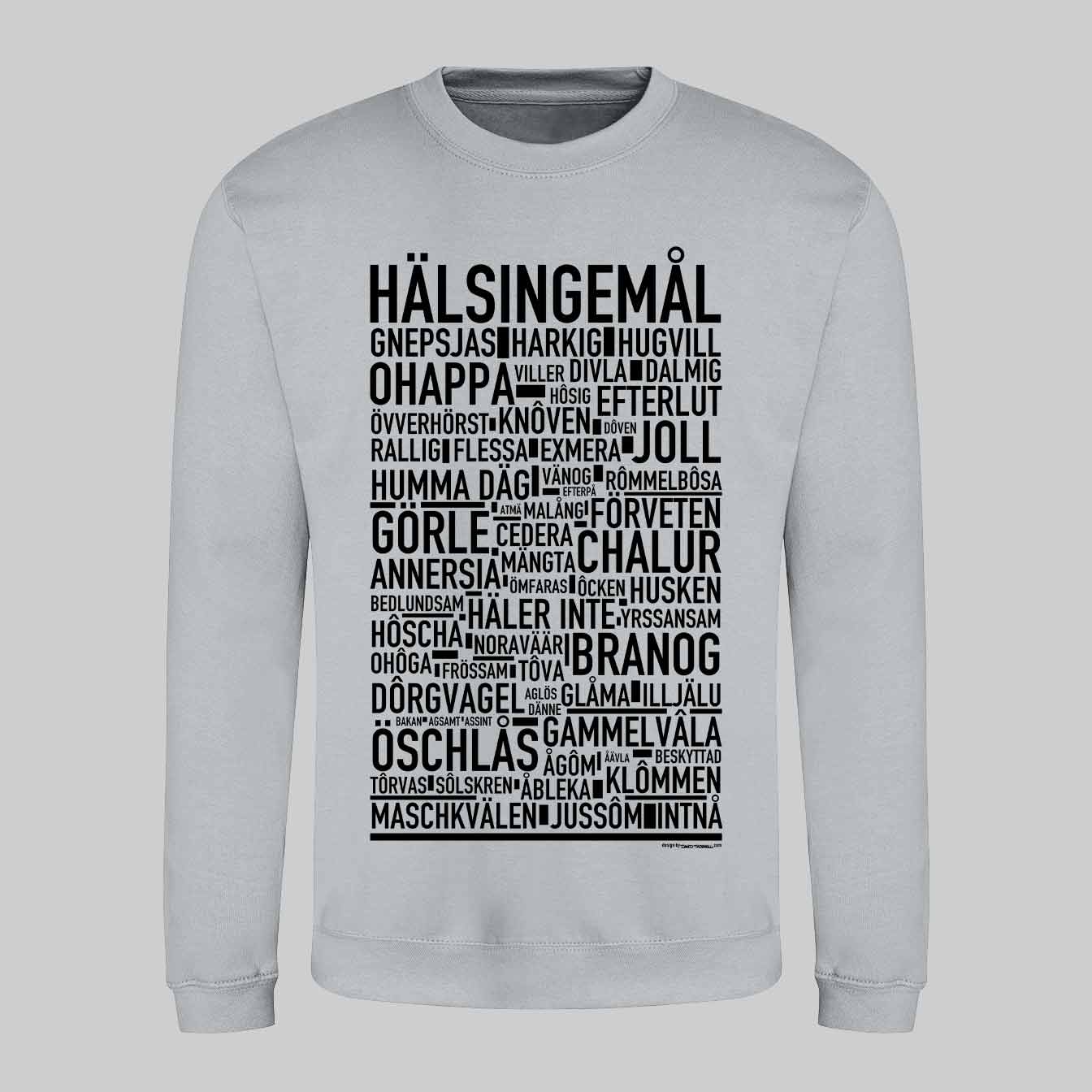 Hälsingemål Dialekt Text Sweatshirt