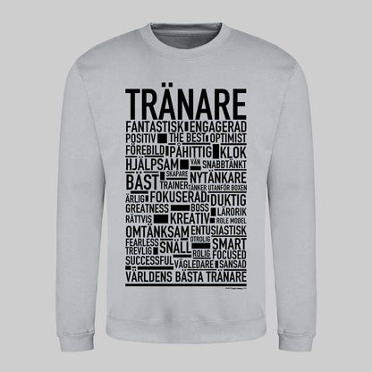 Tränare Text Sweatshirt