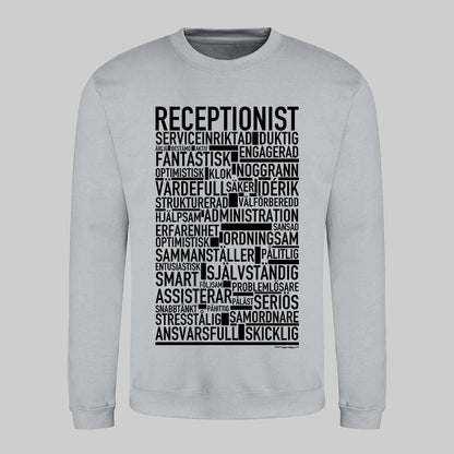 Receptionist Text Sweatshirt