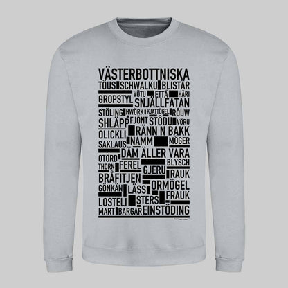 Västerbottniska Dialekt Text Sweatshirt