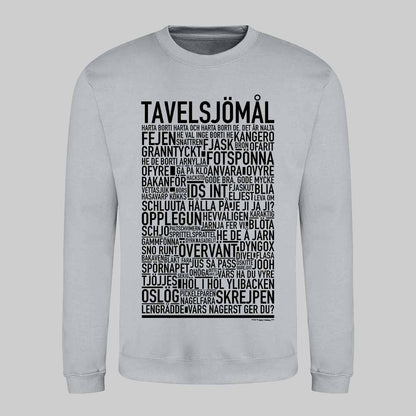 Tavelsjömål Dialekt Text Sweatshirt