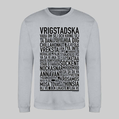 Vrigstadska Dialekt Text Sweatshirt