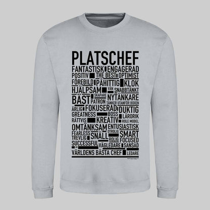 Platschef Text Sweatshirt