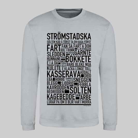 Strömstadska Dialekt Text Sweatshirt
