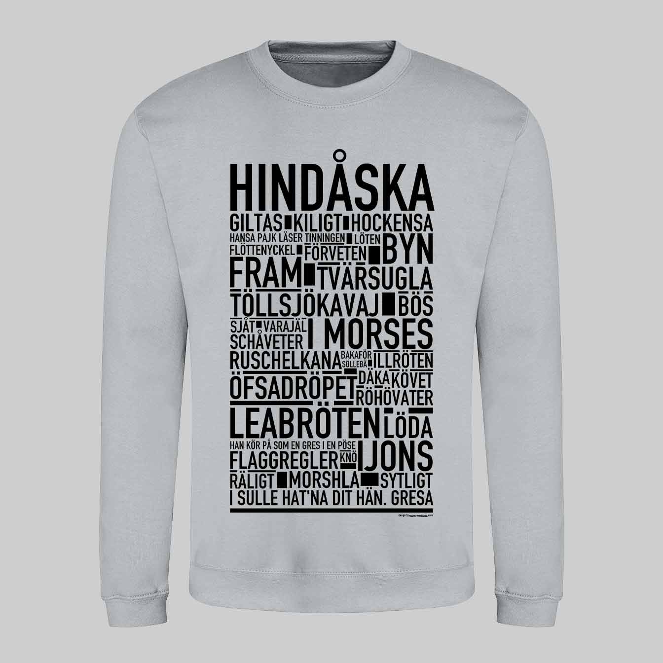 Hindåska Dialekt Text Sweatshirt
