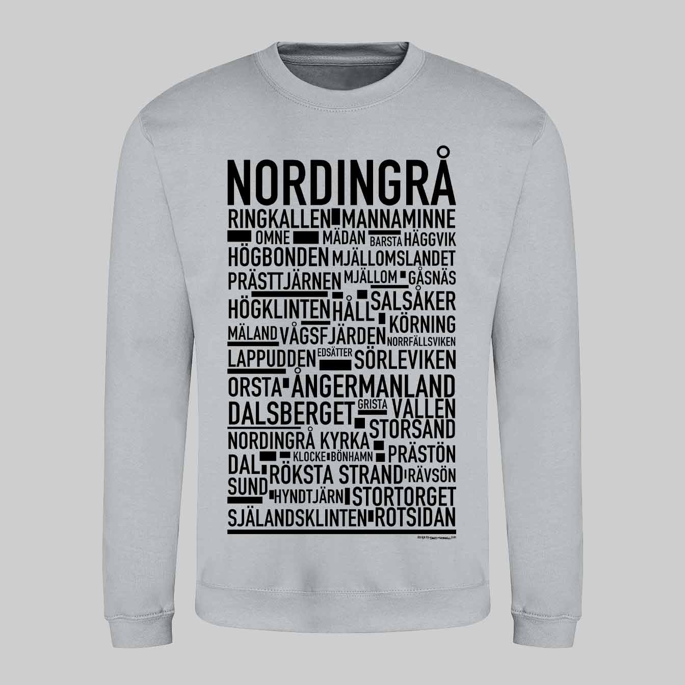Nordingrå Text Sweatshirt