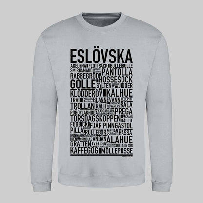 Eslövska Dialekt Text Sweatshirt