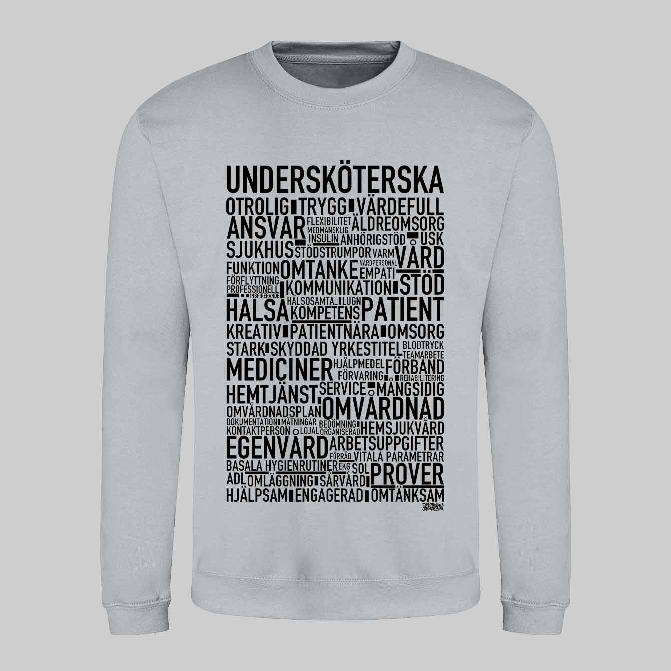 Undersköterska 2025 Text Sweatshirt