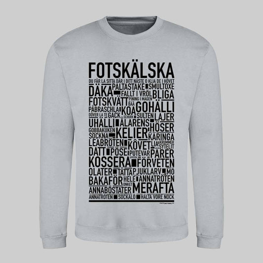 Fotskälska Dialekt Text Sweatshirt