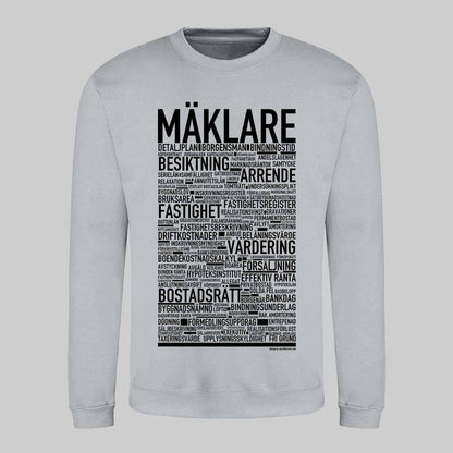 Mäklare Text Sweatshirt