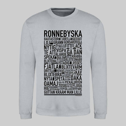 Ronnebyska Dialekt Text Sweatshirt
