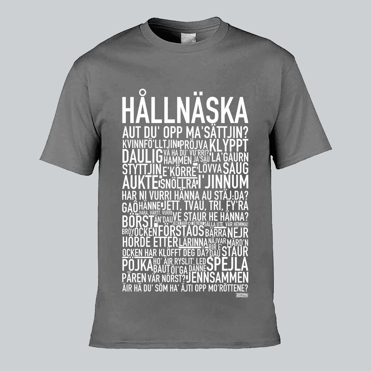 Hållnäska Dialekt Text T-shirt
