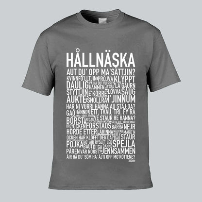 Hållnäska Dialekt Text T-shirt