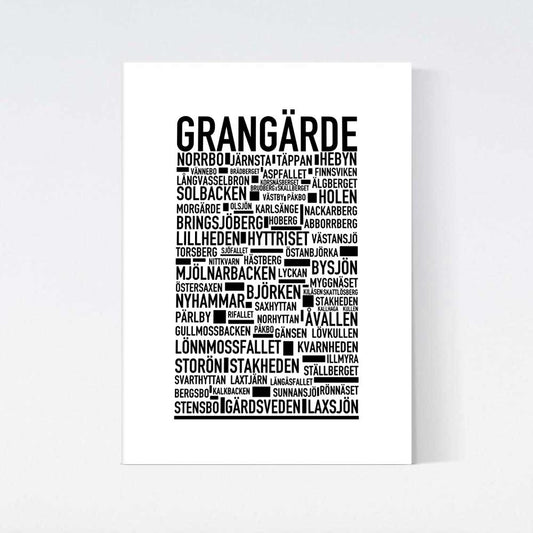 Grangärde Text Poster