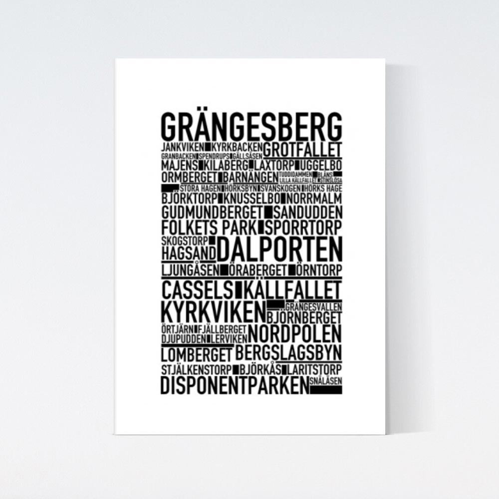 Grängesberg Text Poster